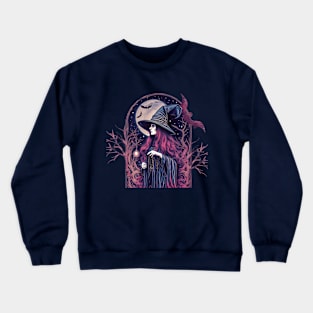 Enchanted Forest Witch Crewneck Sweatshirt